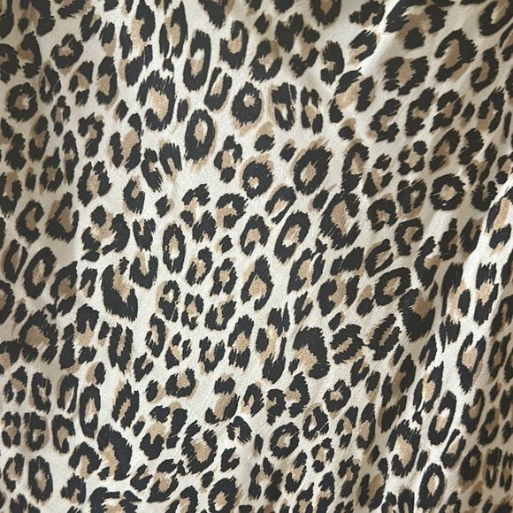 Anthropologie Leopard Print Strapless Fitted Maxi Dress - Picture 6 of 8